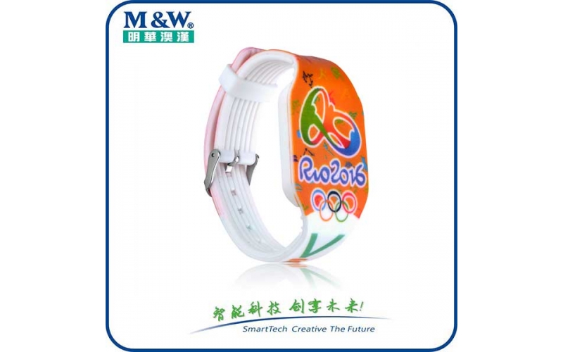 Multicolour Silicone Wristbands MWGD1705 RFID card